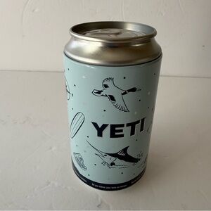 YETI Light Blue Storage with Wildlife Graphics Can Limited Edition